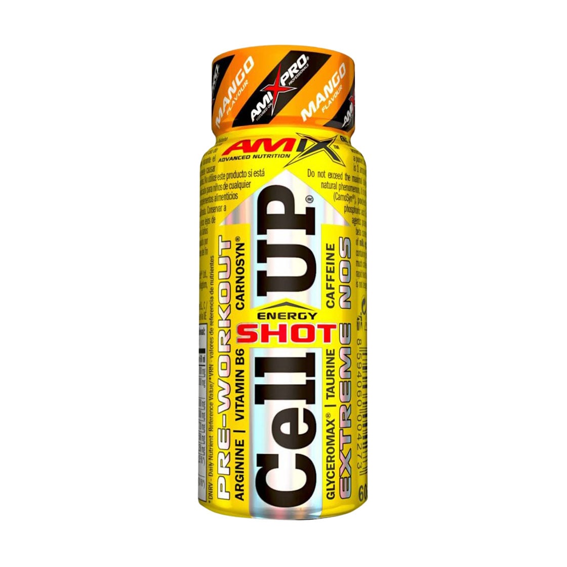 Передтренувальний комплекс Amix Nutrition AmixPro CellUP Shot Манго, в рідині, 60 мл